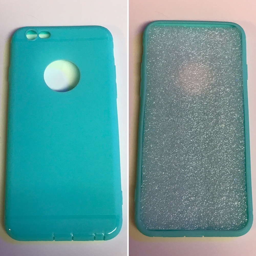 ✅SOLD✅ Cell Phone Matte Aqua Case Cover 6S
